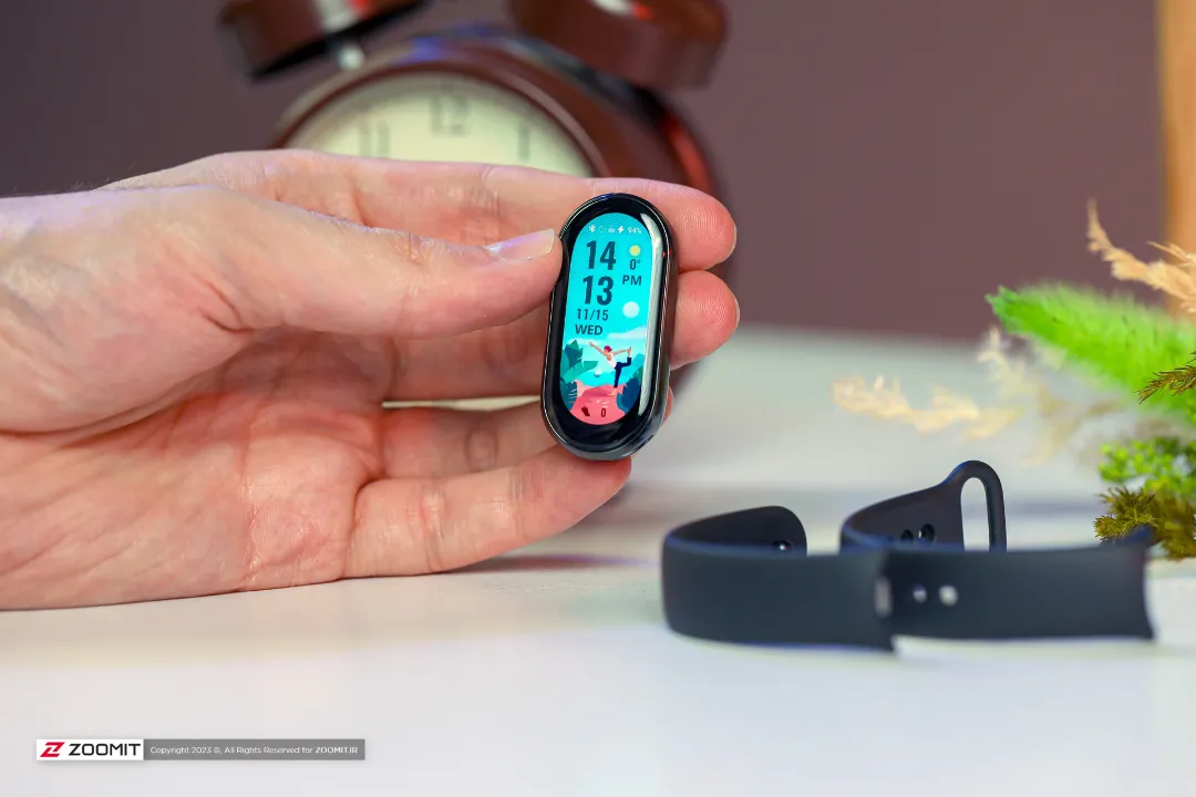 تصاویر رسمی شیائومی اسمارت بند ۹ اکتیو لو رفت