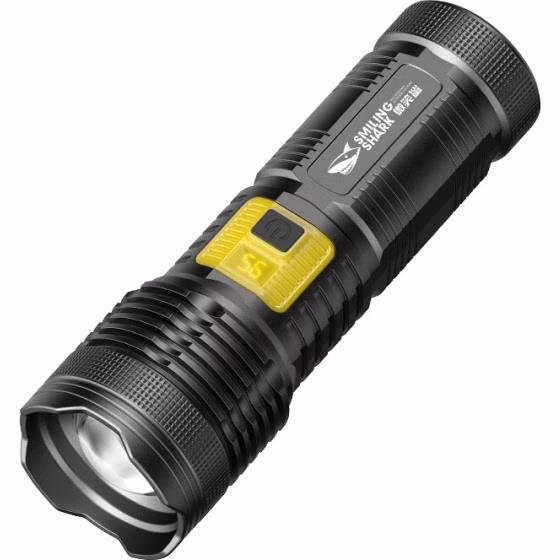 چراغ قوه دستی اسمایلینگ شارک مدل SD-7184-M60 با نور مهتابی