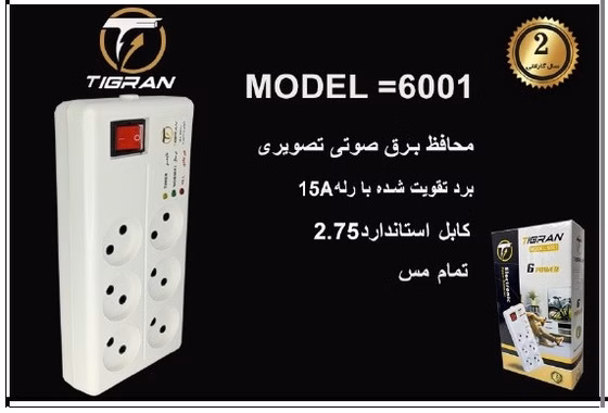محافظ برق تیگران مدل 6001 - 1.5 متر